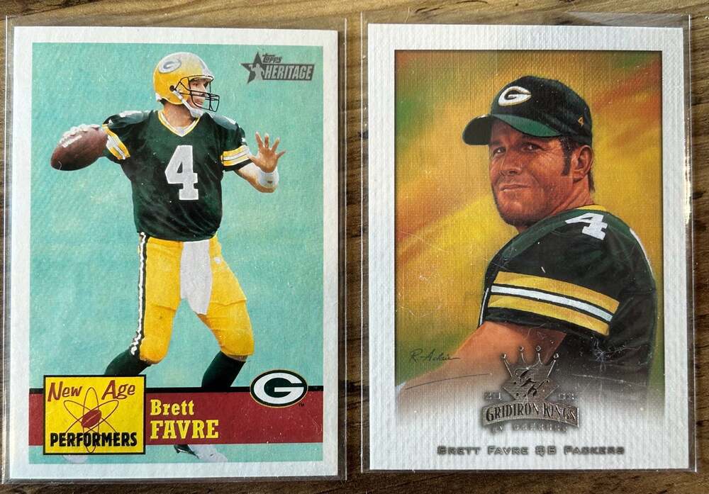 Topps Heritage New Age Performers Brett Favre  2002 Donruss Gridiron Kings #30